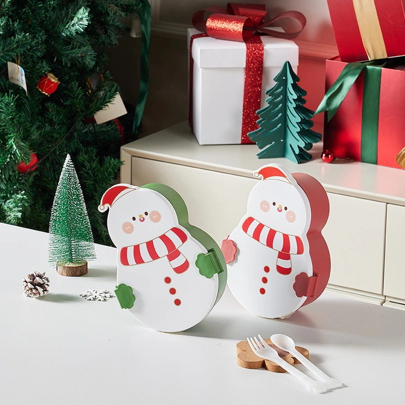 Christmas Snowman Bento Lunch Box - Image 3