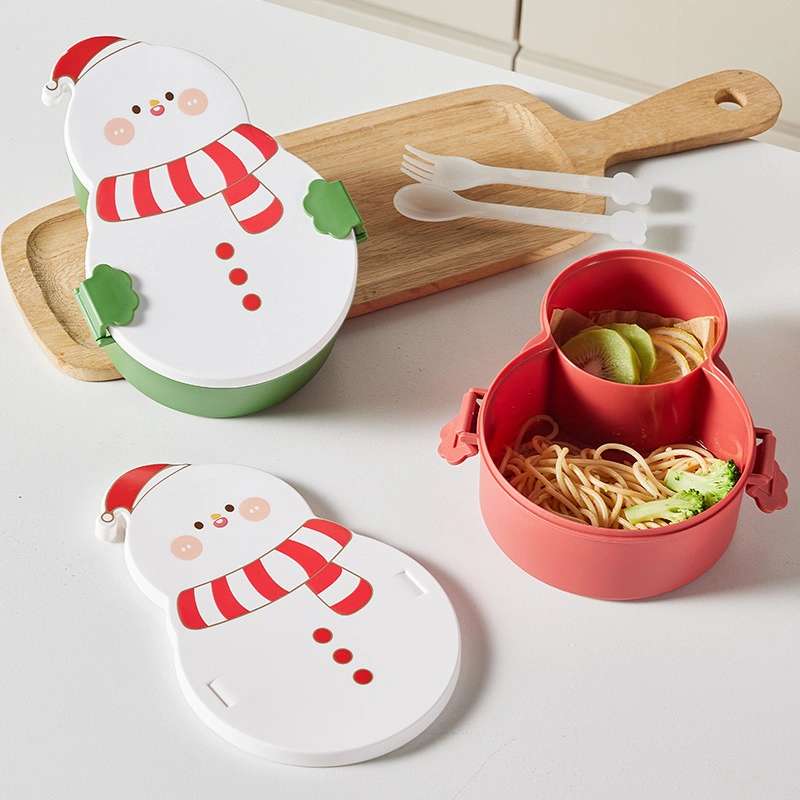 Christmas Snowman Bento Lunch Box - Image 5