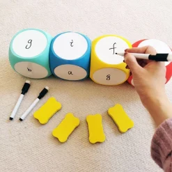 EVA Erasable Writable Cube Dice