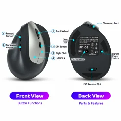 Alternative view of Ergonomic Rechargeable Mouse