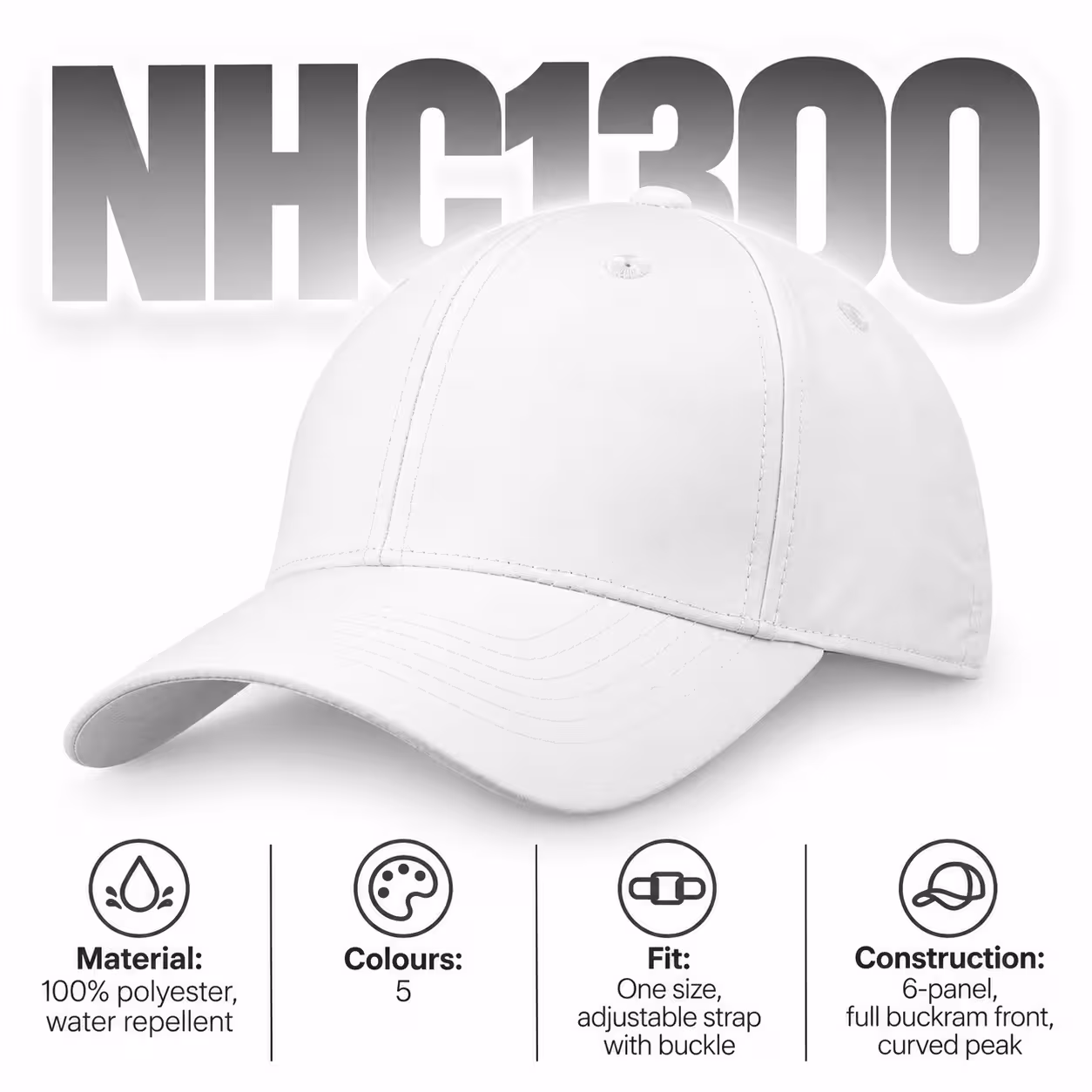 NHC1300 6-panel Nuvor Baseball Cap