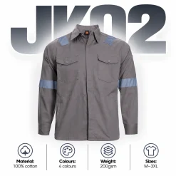 JK02 Work Jacket with Reflective Tape